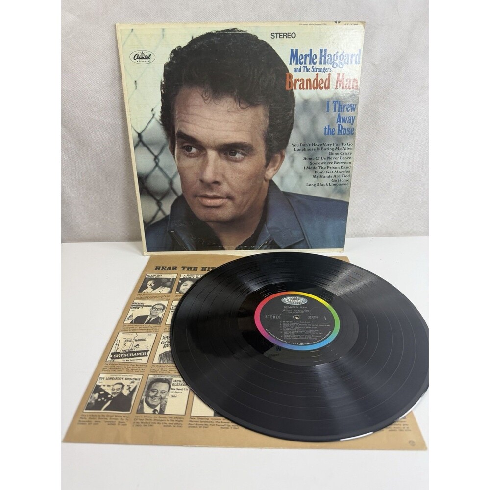 Merle Haggard & The Strangers - Branded Man LP Vinyl Stereo Capitol ST 2789